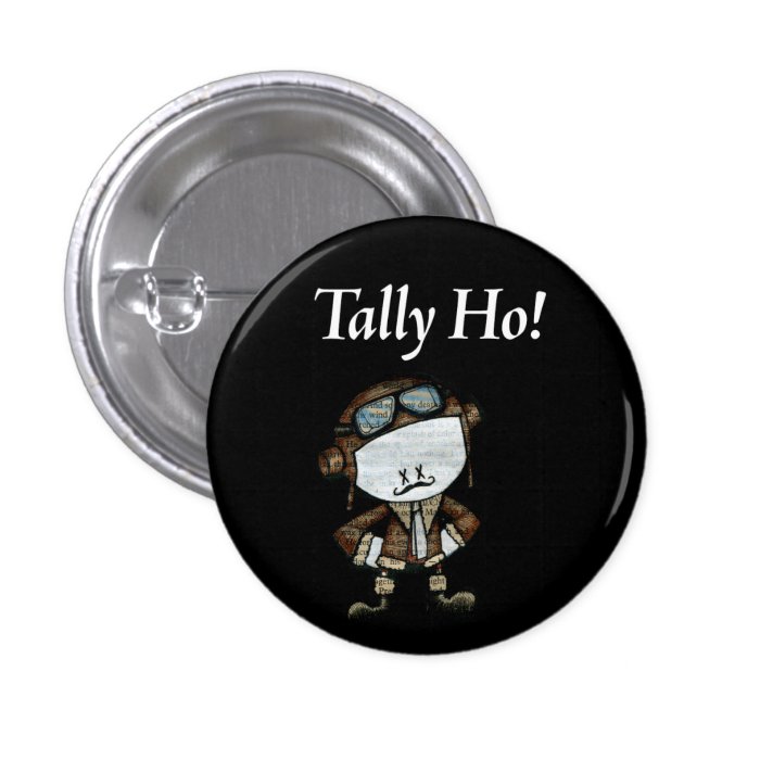 'Tally Ho' small button