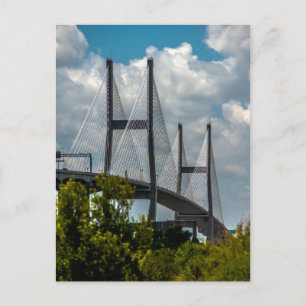 Talmadge Memorial Bridge savannah georgia Postcard
