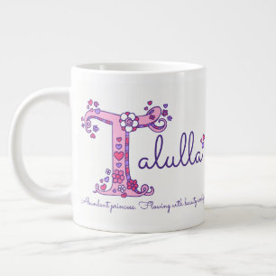 Talulla custom name meaning pink giant coffee mug