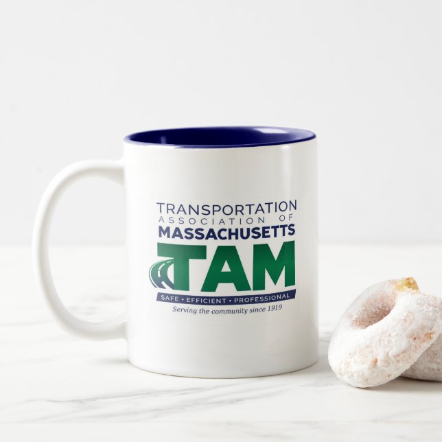 TAM Two-Tone COFFEE MUG (With Donut)