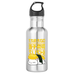 Tamago Sushi Cat Stainless Steel Water Bottle