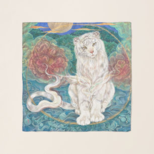 Tamaki: Divine White Tiger of the Moonlit Ring Scarf