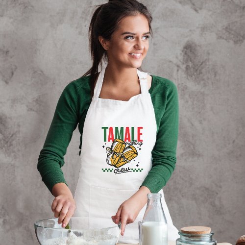 Tamale Making Crew Family Tradition Apron