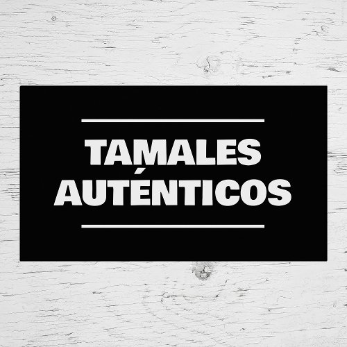 Tamales Business Card