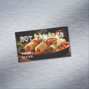 Tamales Business Card Magnet
