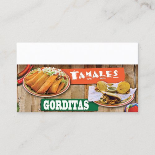 Tamales Y Gorditas Business Card