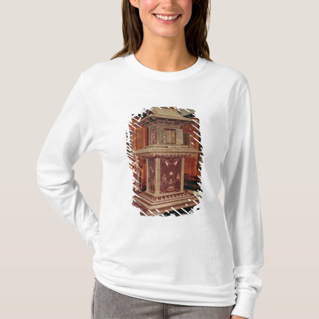 Tamamushi shrine from the Horyu Ji Temple T-Shirt (Front)