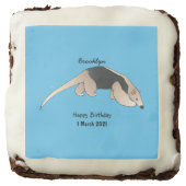 Tamandua cartoon illustration brownie (Front)