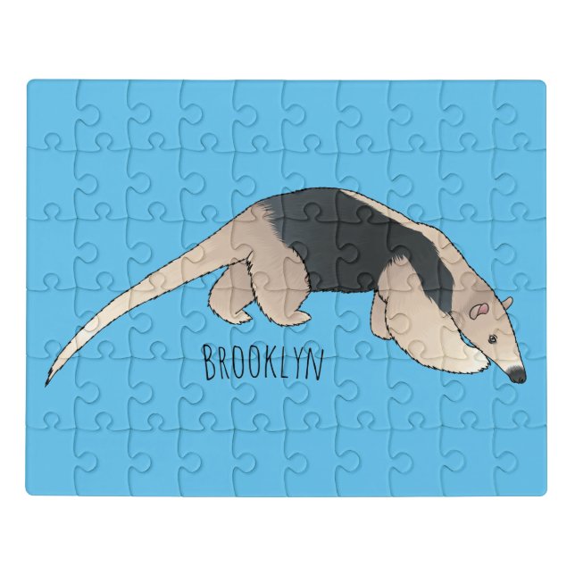 Tamandua cartoon illustration jigsaw puzzle (Puzzle Horizontal)