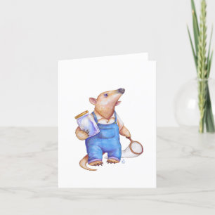Tamandua Enjoying Summer Note Card
