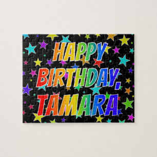"TAMARA" First Name, Fun "HAPPY BIRTHDAY" Jigsaw Puzzle