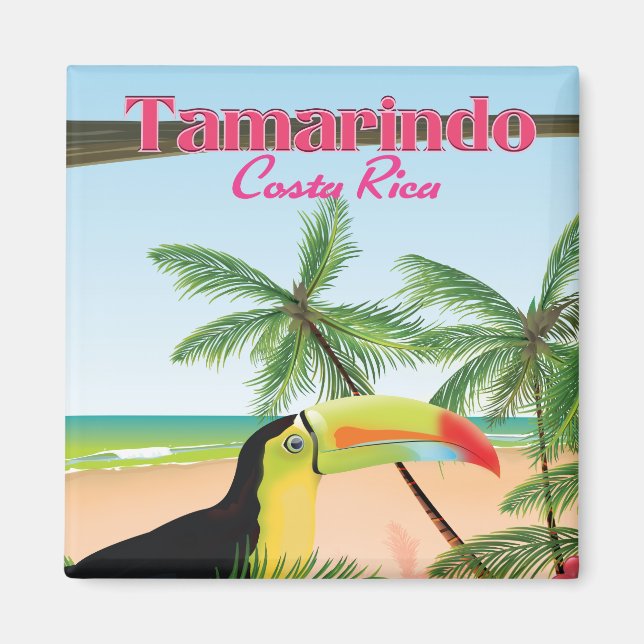 Tamarindo Costa Rica beach holiday poster Magnet (Front)