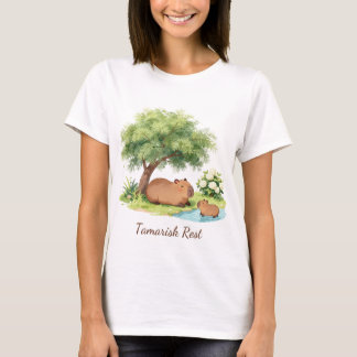 Tamarisk Rest Capybara Botanical Bible Shirt – Cut