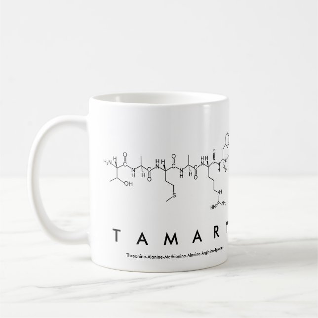 Tamary peptide name mug (Left)