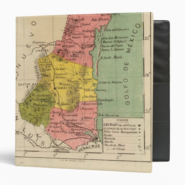 Tamaulipas, Mexico Binder (Front/Inside)