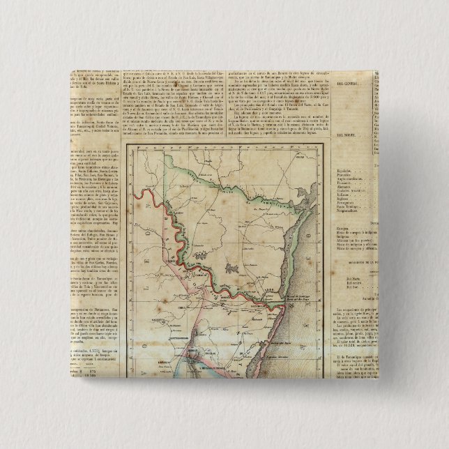 Tamaulipas, Mexico Button (Front)