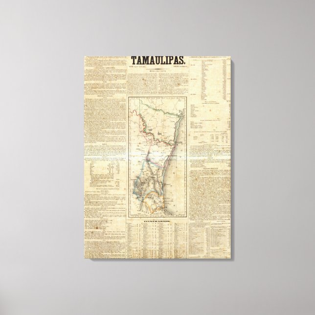 Tamaulipas, Mexico Canvas Print (Front)