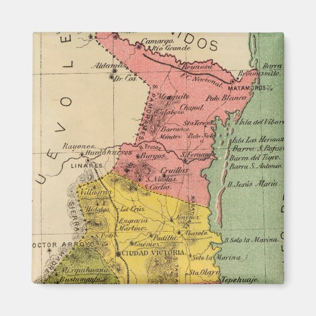 Tamaulipas, Mexico Magnet (Front)