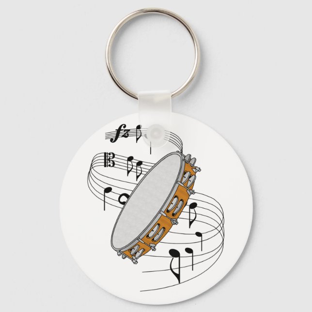 Tambourine Keychain (Front)