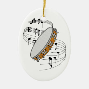 Tambourine Ornament