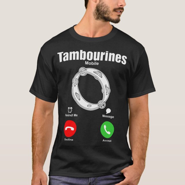 Tambourines Mobile Tshirt (Front)