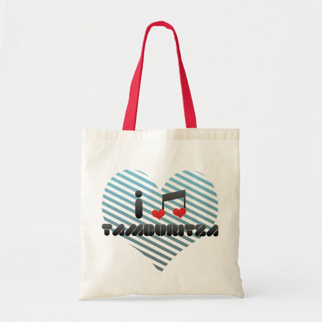 Tamburitza fan tote bag (Front)