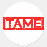 Tame Stamp Classic Round Sticker