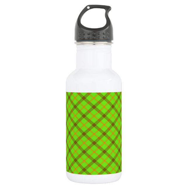 Tami Kaye Plaid Water Bottle (Front)