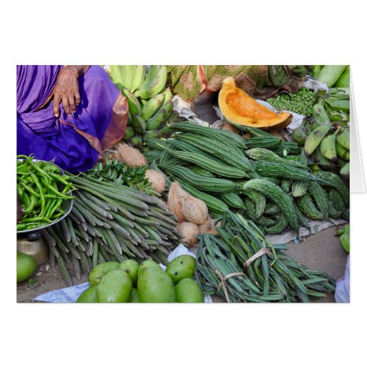 Tamil Nadu Vegetable Market Cards (Front Horizontal)