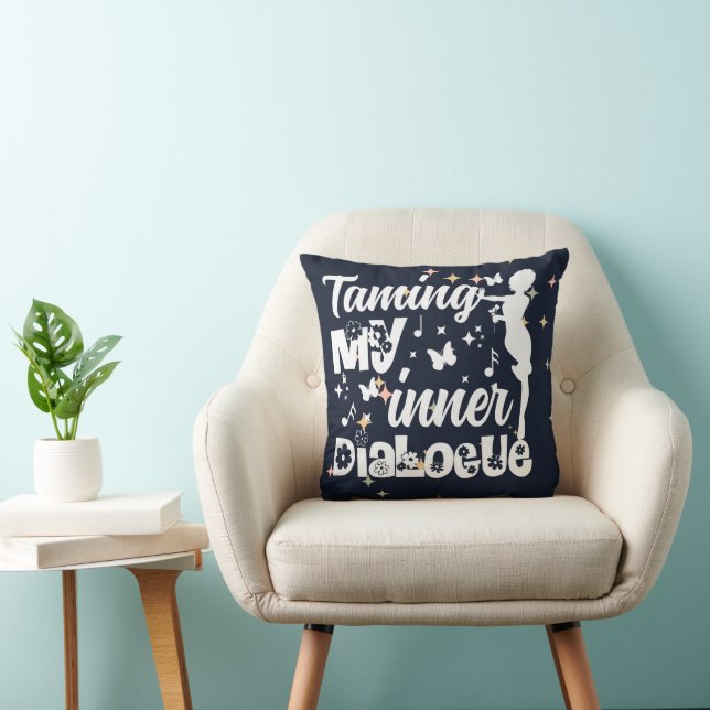 Taming My Inner Dialog Inner Child Cushion (Chair)