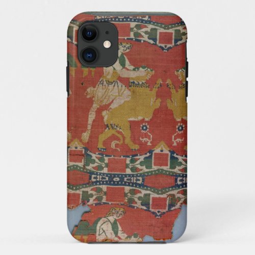Taming of the Wild Animal Byzantine tapestry frag iPhone 11 Case