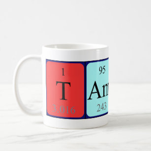 Tamino periodic table name mug