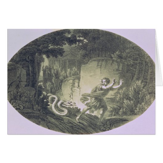 Tamino pursued by a giant serpent (Front Horizontal)