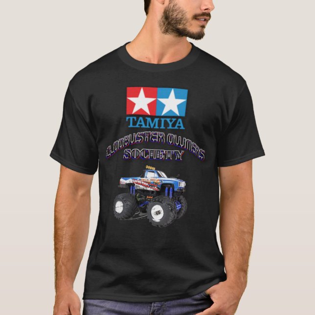Tamiya Clodbuster Owners Society BlackT-Shirt 2016 T-Shirt (Front)