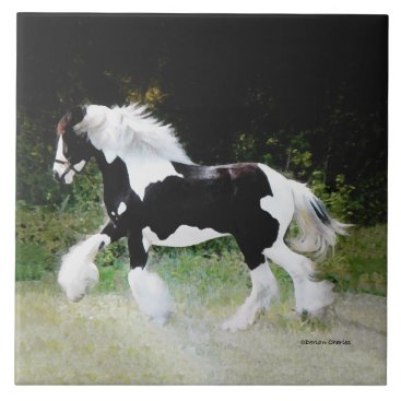 "Tamlin" Horse Tile