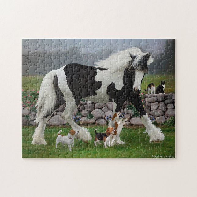 "Tamlin & The Pups" Puzzle (Horizontal)