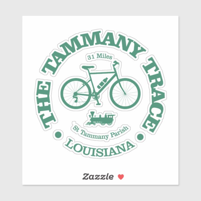 Tammany Trace (cycling) Sticker (Sheet)