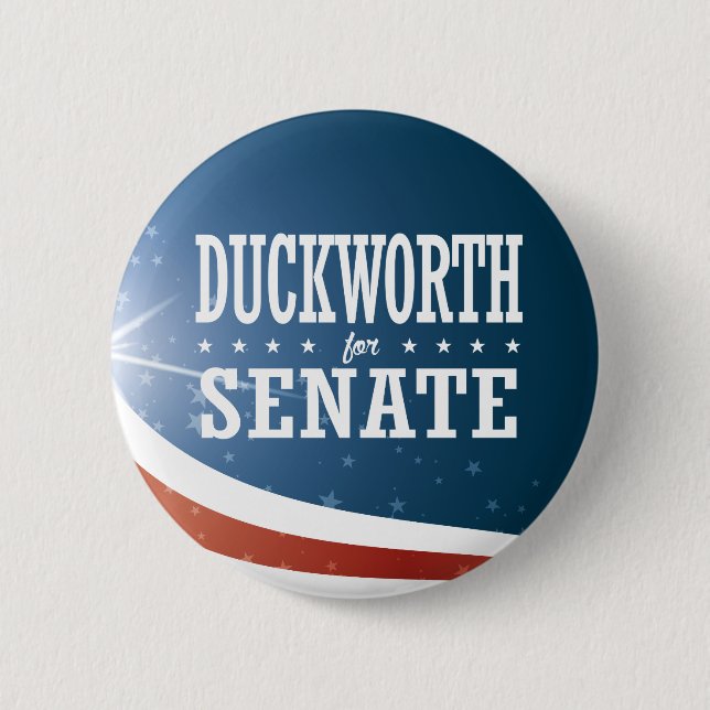 Tammy Duckworth for Senate 2016 Pinback Button (Front)