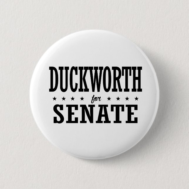 Tammy Duckworth for Senate 2016 Pinback Button (Front)