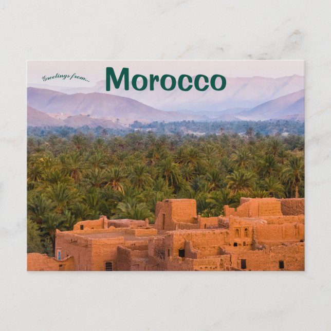Tamnougalt Morocco Postcard (Front)