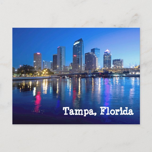 Tampa Bay at dawn Postcard (Front)