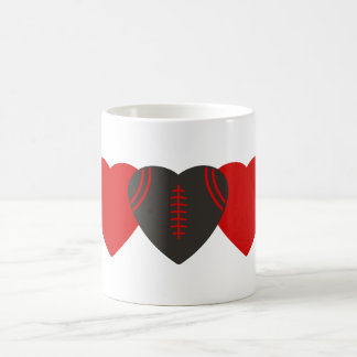 Tampa Bay Buccaneers Football Heart Design Coffee Mug
