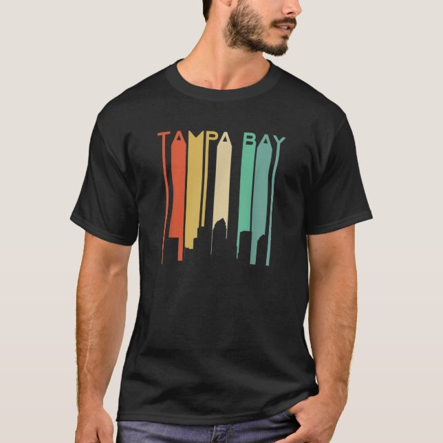 Tampa Bay Florida Retro Beach Vacation Souvenir Su T-Shirt (Front)