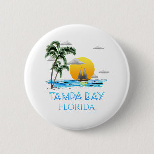 Tampa Bay Florida Sailing Button