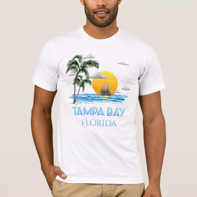 Tampa Bay Florida Sailing T-Shirt (Front)