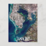 Tampa Bay Florida Satellite Image Postcard