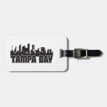 Tampa Bay Skyline Luggage Tag by TurnRight at Zazzle