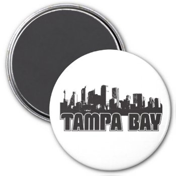Tampa Bay Skyline Magnet by TurnRight at Zazzle