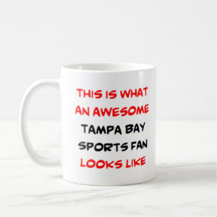 tampa bay sports fan, awesome coffee mug