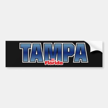 Tampa Bumper Bumper Sticker by TurnRight at Zazzle